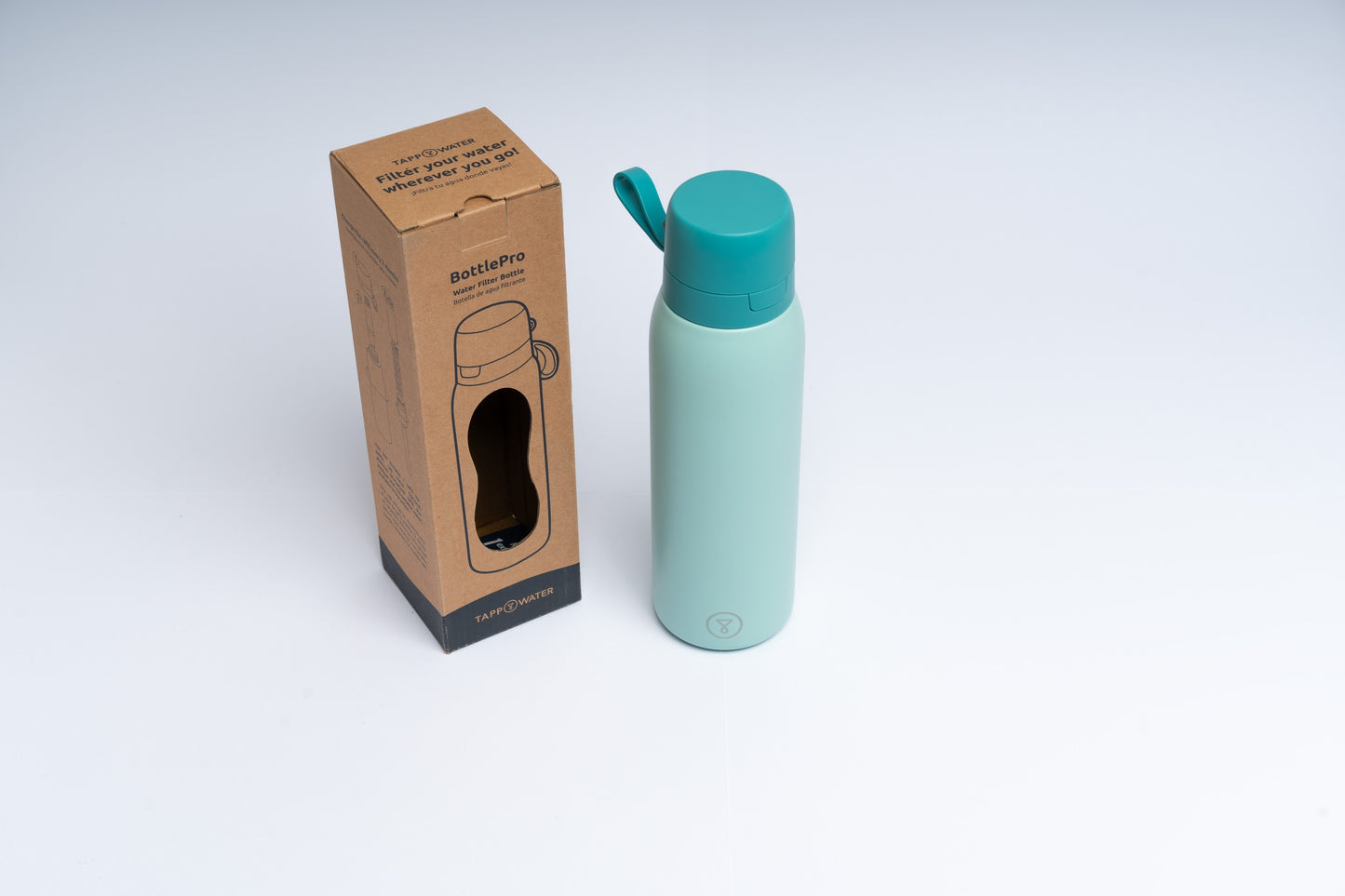 Tappwater BottlePro drinkfles groen - Tappwater NL
