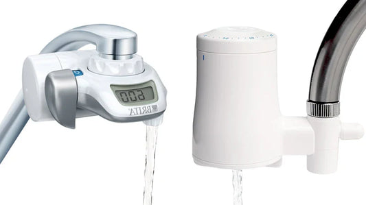 Brita On-Tap naast Tappwater EcoPro kraanwaterfilter
